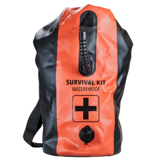 屋外の赤い応急処置バッグハイキングキャンプバックパック応急処置キット緊急防水医療用ドライバッグ