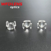 Lentille de focalisation LED D8-7.7mm 2835, lentille PC, lentille TIR