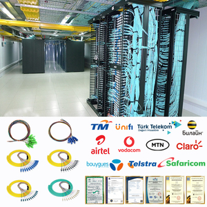 Conector de Fibra Óptica OEM de 12 Colores, LC SC ST FC PC UPC <span class=keywords><strong>APC</strong></span> 0.9mm G652D G657A1 SM MM 12 Núcleos para Equipos de Red FTTH - Product Image 5