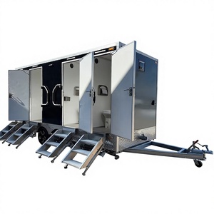 Remolque Sanitario Móvil Básico, Construcción de Acero para Uso en Exteriores y Parques de Alta Resistencia - Product Image 1