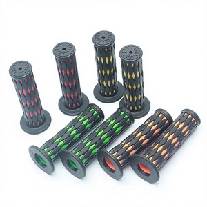 Cg125 - Fundas de goma para manillar de motocicleta, diseño de diamante, para scooters eléctricos y ciclomotores, piezas de repuesto - Product Image 4