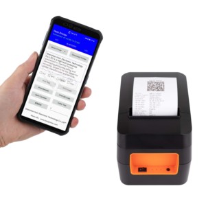 USB <span class=keywords><strong>Bluetooth</strong></span> Máy in nhiệt 80 mét hệ thống 250 mm/giây Máy in hóa đơn nhiệt trực tiếp POS Máy in hóa đơn - Product Image 5