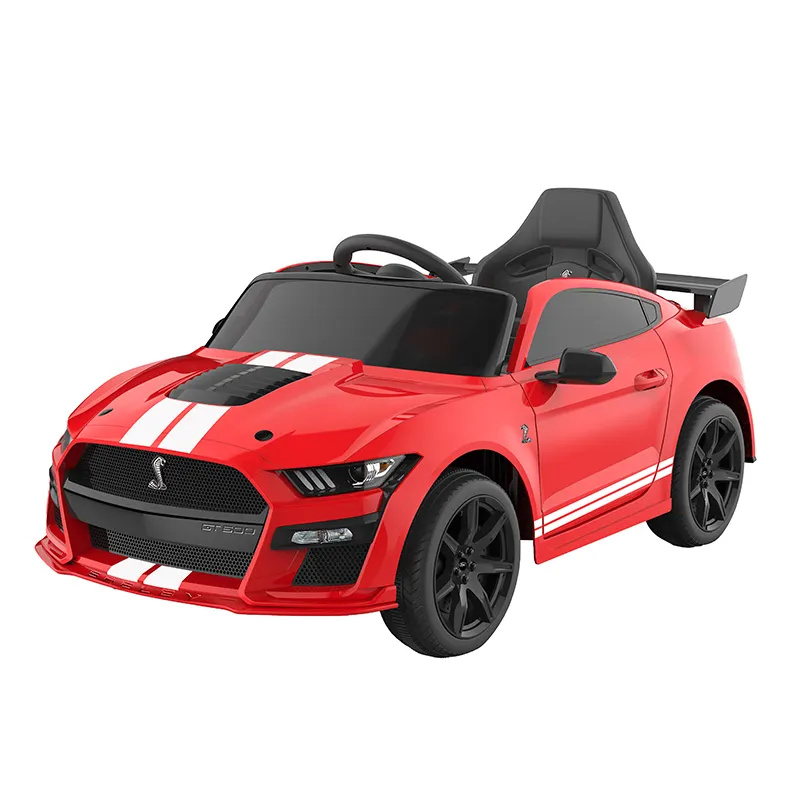 Ford Mustang GT500 auto giocattolo con licenza e Shelby Cobra con licenza 12V per veicoli elettrici per bambini da guidare