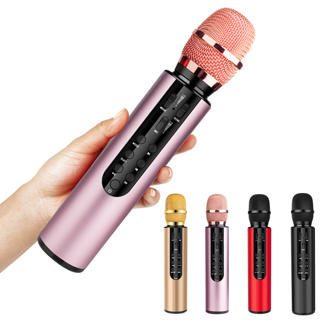 Original Wireless Microphone Usb Voice Amplifier Outdoor Speaker Karaoke Rechargeable Mixer Pa System