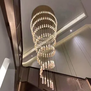 High Ceiling Hanging Lamps Nordic Kitchen Led Modern Contemporary Chandeliers And Pendant Lights Lustre For Living Room