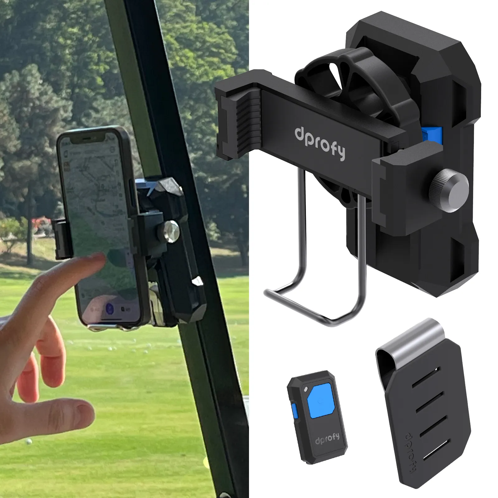 Gsou GM10 Golf cart phone holder golf gifts cart accessories for men