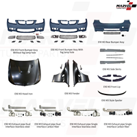 Body Kit Grosir Model M3 untuk BMW Seri 3 E90 2005-2008 Bumper Depan Bumper Belakang Assy Side Skirt