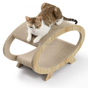 Pelindung furnitur penggaruk kucing Modern mewah dapat dilepas bentuk Oval dibuat dari kertas berkualitas tinggi yang dikemas dalam karton - Product Image 2