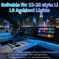 Kit d'éclairage ambiant couleur fantôme à 26/29/36 LED pour Li L9 2022-2025 |   Contrôleur 3-en-1 6V 10W sans flash de firmware
