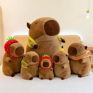 Super Doux Surdimensionné Célèbre PP Coton Rempli Animaux En Peluche Figure Jouets <span class=keywords><strong>Géant</strong></span> Capybara Peluche Grand Jouet - Product Image 2