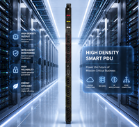 Armoire de serveur verticale 0U, RPDU intelligent triphasé 60A, PDU de surveillance 36 ports, prise verrouillable C39
