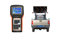 Señales de Flecha Luminosas para Camiones, Resistentes al Agua IP58, Alimentadas por Energía Solar, de Plástico, para Tráfico Vial, con Distancia Visual de Más de 800M, 15-35