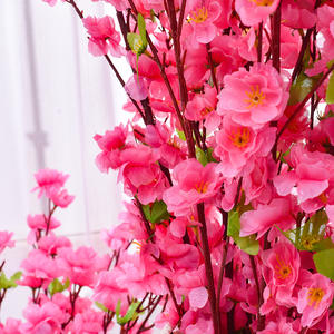 Ramas de Melocotón y Ciruelo de Alta Calidad, Flores de Plástico Individuales para Decoración de Ventanas y Bodas - Product Image 2