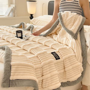 Manta de Felpa Suave de Lujo, Manta Pesada <span class=keywords><strong>para</strong></span> el Hogar en Invierno, <span class=keywords><strong>para</strong></span> Sofá, Manta Pesada <span class=keywords><strong>para</strong></span> Invierno - Product Image 3