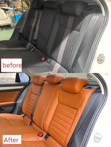 Coprisedili in Pelle Premium su Misura per <span class=keywords><strong>Volkswagen</strong></span> <span class=keywords><strong>Polo</strong></span> Hatchback 2015-2025 Set Completo - Product Image 3