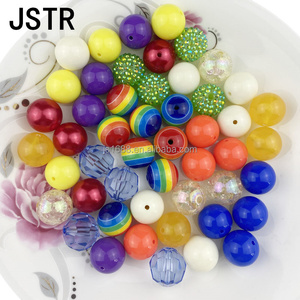 <span class=keywords><strong>Gone</strong></span> Với Phong Cách Gió Hạt Kẹo Cao Su Bong Bóng Màu Đen Và Trắng 20Mm Để Làm Vòng Tay Hạt Acrylic Để Làm Bút Bi Tròn - Product Image 3