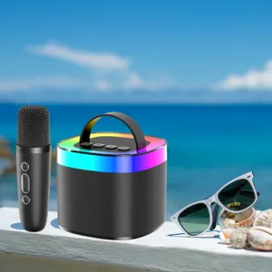 Mini Speaker for Kids Wireless Portable karaoke Speaker with Long Battery Life for Outdoor party Activities