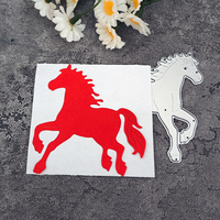 AAGU New Metal Cutting muore stampo Scrapbooking invito carta decorazione animale cavallo Scrapbooking mestiere taglio Die