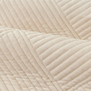 Funda de Sofá Moderna de Felpa Corta para Invierno, Antideslizante, Acolchada Geométrica, Gruesa, para Sofá Seccional - Product Image 3