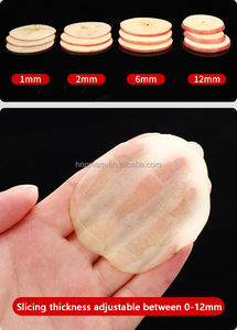 Máquina cortadora de frutas y verduras industrial Tamaño de viaje Cebolla Zanahoria Plátano Aguacate Tomate Fresa Jengibre Cortador - Product Image 6