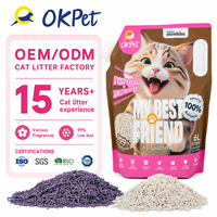 Penjualan Tinggi Langsung dari Pabrik Harga Grosir Kualitas Premium Bebas Debu Pasir Kucing Tofu Alami dari Tanaman