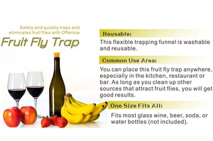 Trampa para Moscas de la Fruta al por Mayor con Diseño de Embudo, Control Eficiente y Compacta - Product Image 6