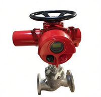 Vanne d'arrêt électrique à commande angulaire en acier au carbone, acier inoxydable WCB, type intelligent ordinaire, AC24VDC110V220V380V