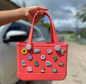 Borsa da Spiaggia Estiva Personalizzabile con Logo, Piccola, Morbida ed Elegante, <span class=keywords><strong>Design</strong></span> Aperto, Colore Unico, Alla Moda, Borsa a Mano - Product Image 1