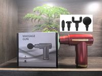 Pistol Pijat Super Mini Perkusi Jaringan Dalam Pemijat Otot Tubuh Stimulator Organisasi Isi Ulang untuk Hadiah Kantor