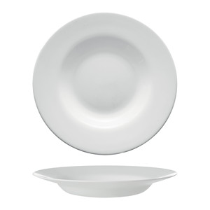Plato Hondo para Sopa Bormioli Rocco Toledo, Cristal Blanco, 24 cm, para Restaurante, Catering, Hotel, Venta al por Mayor - Product Image 1