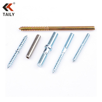 Boulon à tête plate, boulon à tête plate en acier inoxydable, boulon à tête plate à double tête, boulon à tête plate à filetage bois