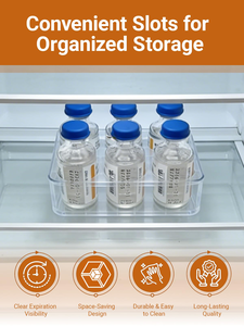 Caja de Plástico de 3ml al por Mayor, Caja de Almacenamiento para 2-4 Viales Asépticos, Soporte para Botellas de Vacunas al por Mayor, Plástico al por Mayor - Product Image 4