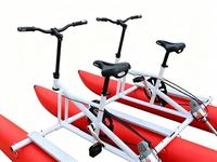 Bateau gonflable en forme de banane, pontons ronds, vélo aquatique 2 places, cadre en aluminium, résistant aux UV, de Chine, nouvelle conception Lumark