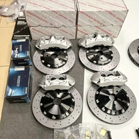Kit de frein avant à six pistons avec étrier de frein et disque en céramique carbone compatible avec Infiniti Q50/G37 NV200 J32 Volkswagen Golf GTI CC