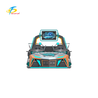 Dynamic VR Equipo de entretenimiento para 6 jugadores Dark Chariot Battleship para el hogar Educativo Uso al aire libre Dynamic Theatre Space