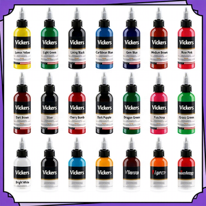 หมึกสัก 30 มล. ชุดสีหมึกสัก หมึกสักที่ออกแบบมาโดยเฉพาะสำหรับอุปกรณ์สัก - Product Image 2