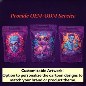 Bolsas de Mylar Mate Personalizadas con Aroma a Sal Marina, a Prueba de Olores, Resellables, con Base para Envasado de Alimentos al por Mayor - Product Image 3