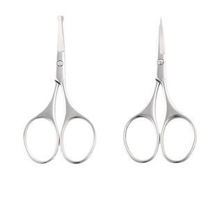 Tijeras de belleza de acero inoxidable, tijeras para bordar, recortadores de vello nasal, herramientas para recortar cejas y barba al por mayor - Product Image 3