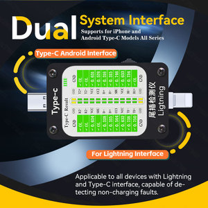 5S Automatic Quick Tester Ferramenta <span class=keywords><strong>Mobile</strong></span> Phone Charge Fault <span class=keywords><strong>Detector</strong></span> para Charge Dock Test Repair
