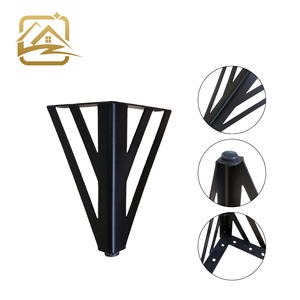 suppliers modern solid 15cm/20cm gold Triangle cut-out metal <b>sofa</b> legs iron furniture legs durable for <b>sofa</b> <b>bed</b> and cabinet - Product Image 2
