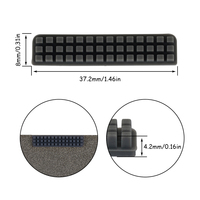 Bagian Printer 3D lembar PEI 235*235mm dengan sikat silikon untuk Creality K1 Kit Printer 3D