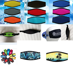 Diseño personalizado Sublimación completa Impreso <span class=keywords><strong>Diver</strong></span> 2,5mm Neopreno Acolchado Máscara DE BUCEO Correa Cubierta - Product Image 4