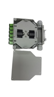 Boîtier de terminaison fibre optique sur rail DIN OEM ODM en acier laminé à froid, ABS ignifuge, 6 ou 12 cœurs SC APC UPC, boîtier de distribution optique