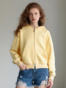 <span class=keywords><strong>Pull</strong></span> cardigan ample à capuche boutonné décontracté pour <span class=keywords><strong>femme</strong></span> en tricot ODM <span class=keywords><strong>de</strong></span> 350 grammes pour l'automne - Product Image 3