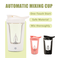 Mug électrique portable à agitation automatique, rechargeable par USB, tasse à mélange magnétique automatique, bouteille shaker de qualité alimentaire avec couvercle pour le sport