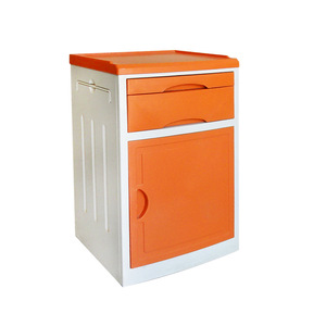 Hospital <b>Bedside</b> <b>Table</b> Plastic Storage Cabinet Folding Easy Cleaning Bedroom Use - Product Image 1