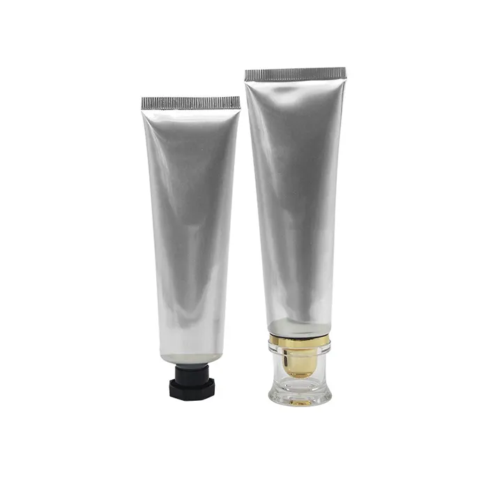 30 50 ml pintura cosméticos embalagem tubos de plástico de alumínio logotipo personalizado