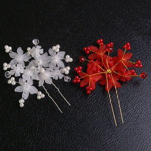 Wholesale <strong>Fashion</strong> Elegant Beautiful Bridal Hair Accessories All Match Sparkling Pearl <strong>Hairpin</strong> - Product Image 3