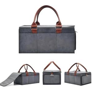 Sac de rangement pour couches en feutre grande taille avec couvercle, organisateur de couches portable, vente en gros - Product Image 2