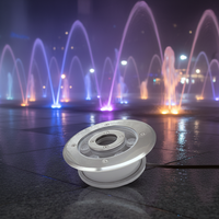Lampes LED pour fontaine, étanches IP68, en aluminium moulé, 12V 24V RGB DMX, pour bassin sec, piscine, fontaine, extérieur